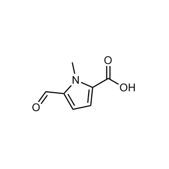 5-甲酰基-1-甲基-1h-吡咯-2-羧酸结构式