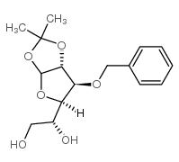 1,2-O-ISOPROPYLIDENE-3-BENZYLOXY-D-GLUCOFURANOSE Structure