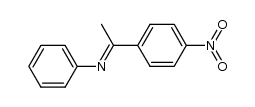 N-(1-(4-nitrophenyl)ethylidene)aniline结构式