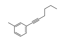 1-hex-1-ynyl-3-methylbenzene Structure