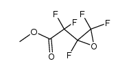 Methyl pentafluoro-3,4-epoxybutanate结构式