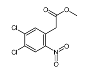 methyl 2-(4,5-dichloro-2-nitrophenyl)acetate Structure