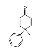 4-methyl-4-phenyl-2,5-cyclohexadienone Structure