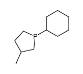 1-cyclohexyl-3-methylphospholane Structure