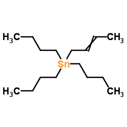 (2-Butenyl)tributylstannane结构式