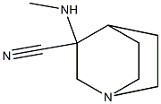 3-(methylamino)quinuclidine-3-carbonitrile structure