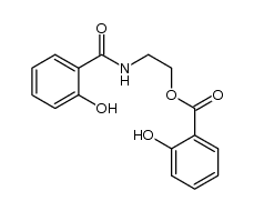 2-(2-hydroxybenzamido)ethyl 2-hydroxybenzoate结构式