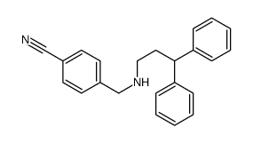 4-[(3,3-diphenylpropylamino)methyl]benzonitrile Structure