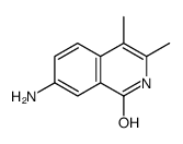 7-amino-3,4-dimethyl-2H-isoquinolin-1-one结构式