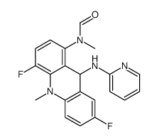 N-(2-[(2-DIMETHYLAMINO-5-FLUORO-PHENYL)-(PYRIDIN-2-YLAMINO)-METHYL]-4-FLUORO-PHENYL)-N-METHYL-FORMAMIDE Structure