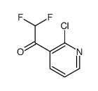 Ethanone, 1-(2-chloro-3-pyridinyl)-2,2-difluoro- (9CI) Structure