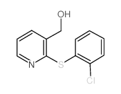 (2-[(2-CHLOROPHENYL)SULFANYL]-3-PYRIDINYL)METHANOL结构式