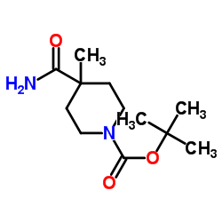 1-Boc-4-甲基-4-哌啶甲酰胺图片