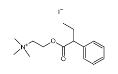 trimethyl-[2-(2-phenyl-butyryloxy)-ethyl]-ammonium, iodide Structure