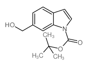 tert-Butyl 6-(hydroxymethyl)-1H-indole-1-carboxylate structure