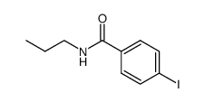 4-iodo-N-propyl-benzamide Structure