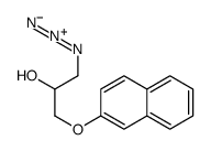 1-azido-3-naphthalen-2-yloxypropan-2-ol结构式