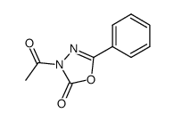 3-acetyl-5-phenyl-3H-[1,3,4]oxadiazol-2-one Structure