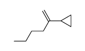 2-cyclopropyl-hex-1-ene结构式