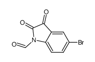 5-bromo-N-formylisatin Structure