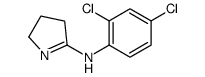 N-(2,4-dichlorophenyl)-4,5-dihydro-3H-pyrrol-2-amine structure