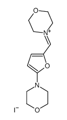 5-N-morpholylfurfurylidene-N-morpholidium iodide Structure