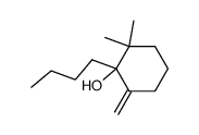 1-Butyl-2,2-dimethyl-6-methylenecyclohexanol Structure