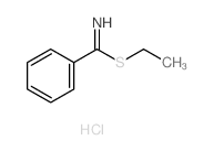 Benzenecarboximidothioicacid, ethyl ester, hydrochloride (1:1) picture