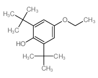 Phenol,2,6-bis(1,1-dimethylethyl)-4-ethoxy-结构式