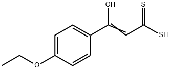 3-(4-Ethoxyphenyl)-3-hydroxypropenedithioic acid结构式