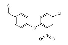 4-(4-CHLORO-2-NITRO-PHENOXY)-BENZALDEHYDE Structure