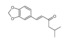 5-Methyl-1-(1,3-benzodioxol-5-yl)-1-hexen-3-one结构式