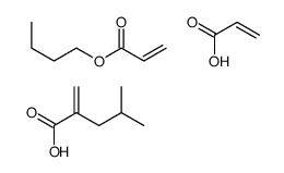 Acrylic acid, butyl acrylate, isobutyl acrylate polymer structure