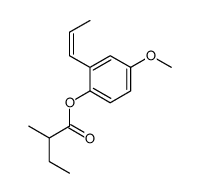 (4-methoxy-2-prop-1-enylphenyl) 2-methylbutanoate Structure