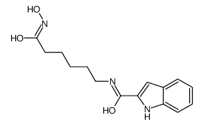 N-[6-(hydroxyamino)-6-oxohexyl]-1H-indole-2-carboxamide Structure