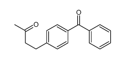 4-(4-benzoylphenyl)butan-2-one Structure