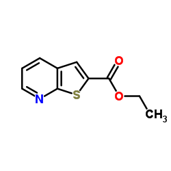 Ethyl thieno[2,3-b]pyridine-2-carboxylate structure