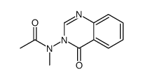 N-methyl-N-(4-oxoquinazolin-3-yl)acetamide结构式