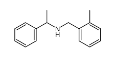 (2-Methyl-benzyl)-(1-phenyl-ethyl)-amine结构式