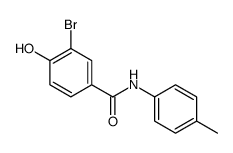 3-bromo-4-hydroxy-N-(4-methylphenyl)benzamide Structure