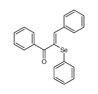 1,3-diphenyl-2-phenylselanylprop-2-en-1-one Structure