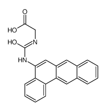 N-(Benz[a]anthracen-5-ylcarbamoyl)glycine Structure