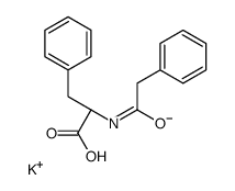 potassium,(2S)-3-phenyl-2-[(2-phenylacetyl)amino]propanoate结构式