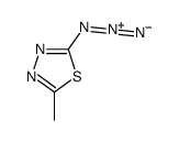 2-azido-5-methyl-1,3,4-thiadiazole Structure