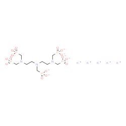 pentapotassium pentahydrogen [[bis[2-[bis(phosphonatomethyl)amino]ethyl]amino]methyl]phosphonate结构式