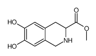 3-Isoquinolinecarboxylic acid, 1,2,3,4-tetrahydro-6,7-dihydroxy-, methyl ester (9CI)结构式