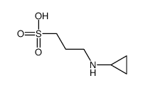 3-(cyclopropylamino)propane-1-sulfonic acid结构式