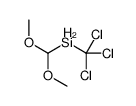 dimethoxymethyl(trichloromethyl)silane结构式