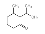 3-methyl-2-propan-2-yl-cyclohexan-1-one Structure