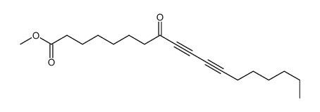 8-Oxo-9,11-octadecadiynoic acid methyl ester结构式